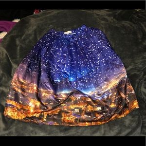 Chicwish blue city skirt - size small